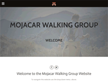 Tablet Screenshot of mojacarwalkinggroup.com
